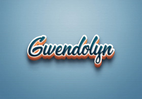 Cursive Name DP: Gwendolyn