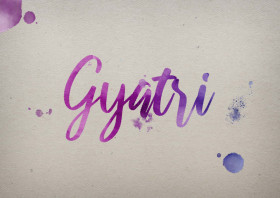 Gyatri Watercolor Name DP
