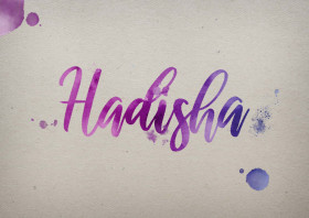 Hadisha Watercolor Name DP
