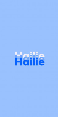 Name DP: Hailie