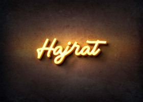 Glow Name Profile Picture for Hajrat