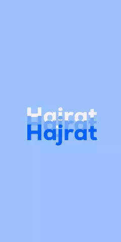 Name DP: Hajrat