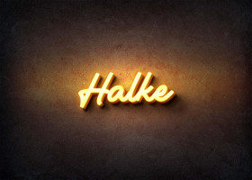 Glow Name Profile Picture for Halke