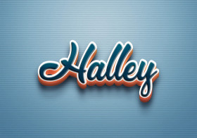 Cursive Name DP: Halley