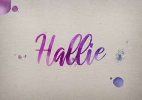 Hallie Watercolor Name DP