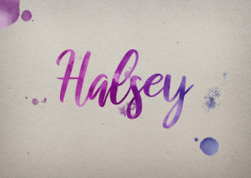 Halsey Watercolor Name DP