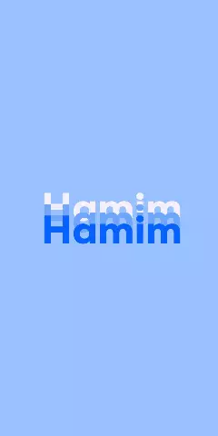 Name DP: Hamim