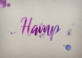 Hamp Watercolor Name DP