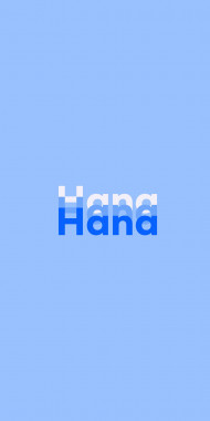 Name DP: Hana