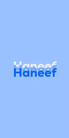 Name DP: Haneef