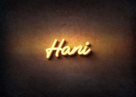 Glow Name Profile Picture for Hani