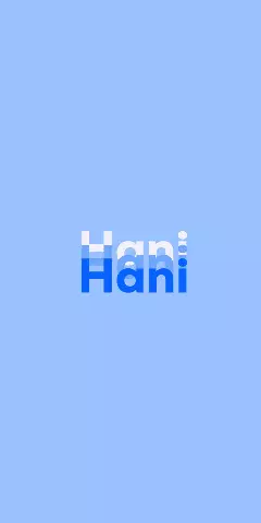 Name DP: Hani