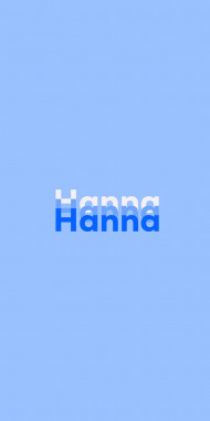 Name DP: Hanna