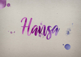 Hansa Watercolor Name DP
