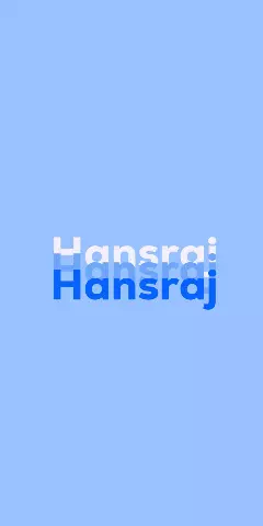Name DP: Hansraj