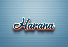 Cursive Name DP: Harana