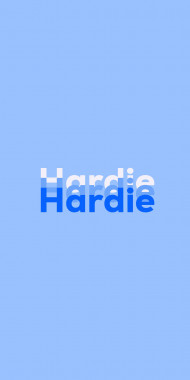 Name DP: Hardie