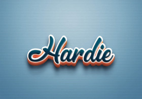 Cursive Name DP: Hardie