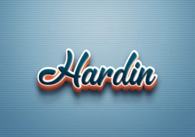 Cursive Name DP: Hardin