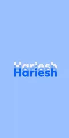 Name DP: Hariesh