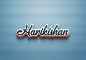 Cursive Name DP: Harikishan