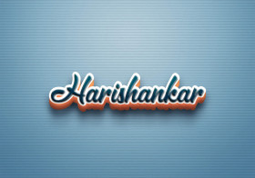 Cursive Name DP: Harishankar