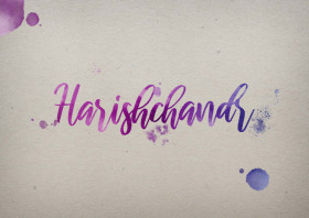 Harishchandr Watercolor Name DP