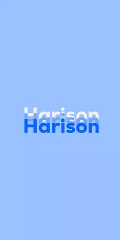 Name DP: Harison