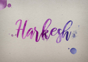 Harkesh Watercolor Name DP