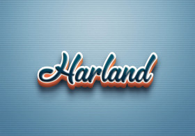 Cursive Name DP: Harland