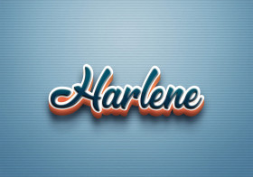 Cursive Name DP: Harlene