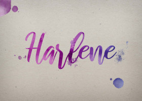Harlene Watercolor Name DP