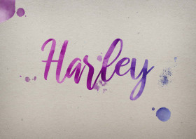 Harley Watercolor Name DP