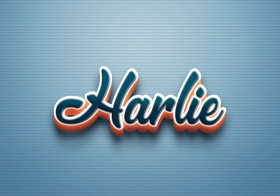 Cursive Name DP: Harlie