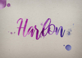 Harlon Watercolor Name DP