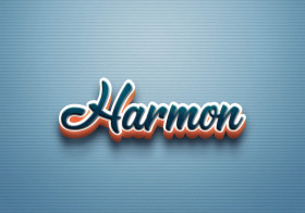 Cursive Name DP: Harmon