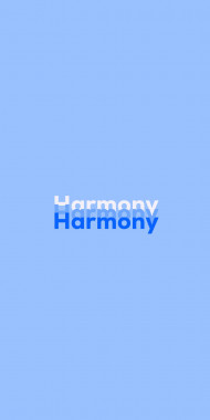 Name DP: Harmony