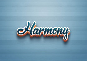 Cursive Name DP: Harmony