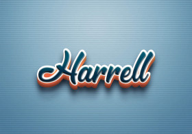 Cursive Name DP: Harrell