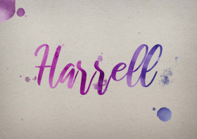 Harrell Watercolor Name DP