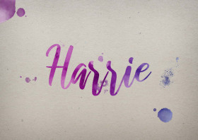 Harrie Watercolor Name DP