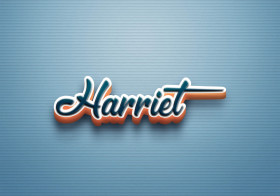 Cursive Name DP: Harriet