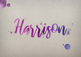 Harrison Watercolor Name DP