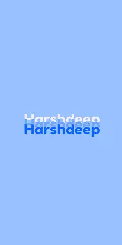 Name DP: Harshdeep