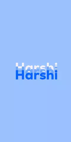 Name DP: Harshi