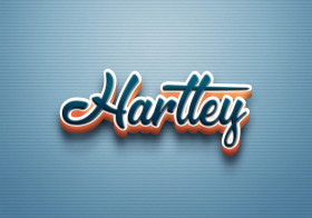 Cursive Name DP: Hartley