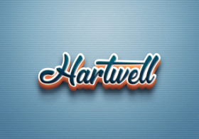 Cursive Name DP: Hartwell