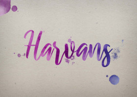Harvans Watercolor Name DP