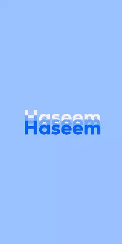 Name DP: Haseem