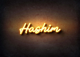 Glow Name Profile Picture for Hashim